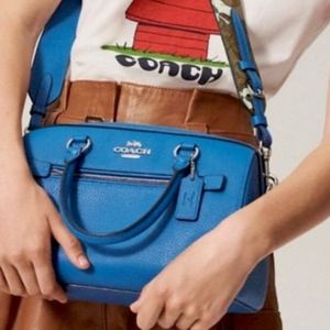 Coach X Peanuts Rowan Satchel W Snoopy